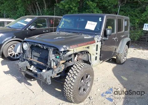 2017 Jeep Wrangler Unlimited Rubicon Recon 4X4 из США, поврежденный, VIN 1C4BJWFG6HL619788